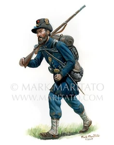 Mark Maritato Civil War Military Art Print 6th Wisconsin infantry Regt Signed - Picture 1 of 1