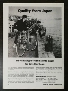 Vintage 1967 Japan Bicycles Full Page Original Ad - Imagen 1 de 1