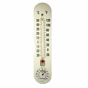 1 Thermometer Hygrometer Indoor Outdoor Measures Temperature Humidity Meter Temp - Picture 1 of 1
