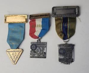VINTAGE AMERIKANISCHE LEGION 1960er KONVENTION MEDAILLEN ABZEICHEN BÄNDER LOT (BL10) - Bild 1 von 7
