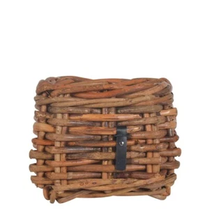 A2 Living Rattan Korb MINI Eckig Niedrig 27x24 Blumentopf Pflanzkorb Rattan - Bild 1 von 3