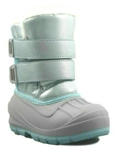 Cat & Jack Toddler Girls Blue Lev Faux Fur Thermolite Insulted Winter Snow Boots - Picture 1 of 4