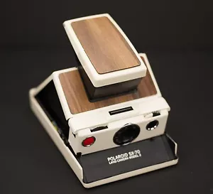 Polaroid SX-70 Modell 2 - Nussbaumholz Ersatzabdeckung - Bild 1 von 6