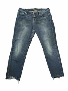 Lucky Brand Womens Size 12 Crop Lolita Blue Jeans dark Wash - Picture 1 of 7