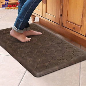 Kitchen Mat Cushioned anti Fatigue Floor Mat 17.3"X28" Thick Non Slip Waterproof - Picture 1 of 12