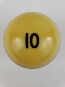 Vintage Replacement Pool Ball Billiards #10 Billiard Ball 2 1/4" Diameter - Picture 1 of 10