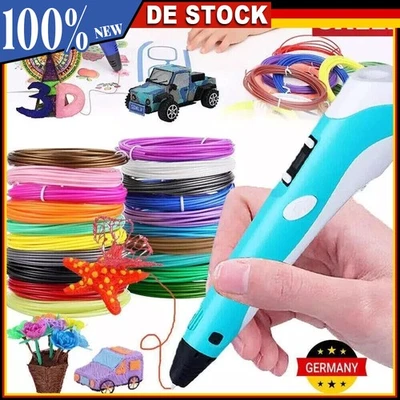 ZREE DIY Kinder 3D Stifte Set 3D Druckstift 3m 20Farben PLA Filament 3D Printing Pen