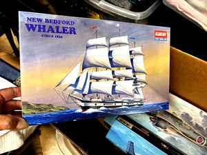 Academy, New Bedford Whaler Kit, Model #1441, Scale 1:200, Open Box - Picture 1 of 8