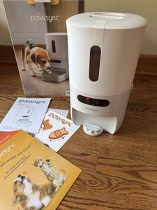 Pawsync Automatischer Katzenfutterautomat, WLAN Smart Scale verfolgt die Futteraufnahme von Haustieren, App R... - Bild 1 von 7
