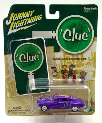 Johnny Lightning "CLUE" PROFESSOR PLUM #6 - 1948 TUCKER - PURPLE - Image 1 of 4