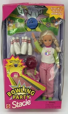 Bowling вечеринки Stacie Barbie кукла 22013 1998, новый в коробке - Изображение 1 из 4