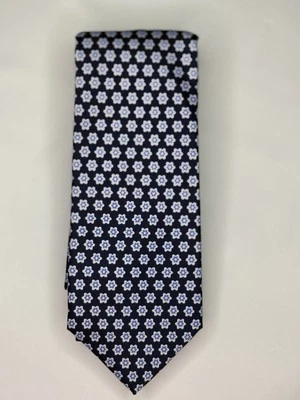 Tommy Hilfiger Corbata Poliéster Reciclado Flores Blanco/Azul Claro Azul Marino Foto 1 de 2