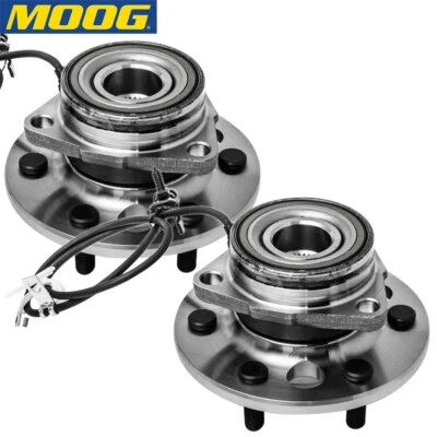 Moog 4WD Front Wheel BearingHub Set for Chevy GMC K2500 Yukon K1500 Suburban H02 - Imagem 1 de 4