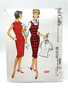 McCall's 5045 Sleeveless Sheath Dress, Blouse Size 12, Bust 32 Dated 1959 - Picture 1 of 2