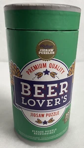Ridley's Beer Lovers Puzzle 500 Pieces Beer Can Box - Opened Contents New Sealed - Picture 1 of 7