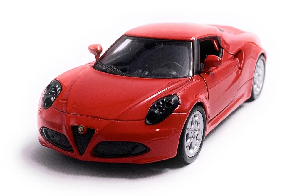 Alfa Romeo 4c Voiture Sport Maquette de Auto en Rouge Maßstab 1:3 4 (Licencé) - Photo 1/4