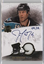 2010-11 Upper Deck The Cup Honorable Numbers /19 Joe Thornton #HN-JO Patch Auto