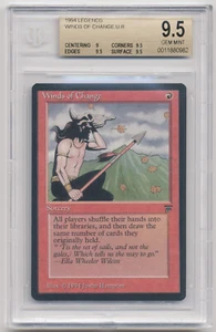Graded Winds of Change BGS Beckett 9.5 GEM MINT Legends English 1994 MTG Magic! - Picture 1 of 2