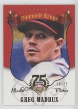2014 Panini Hall of Fame Diamond Kings Red /75 Greg Maddux #99 HOF