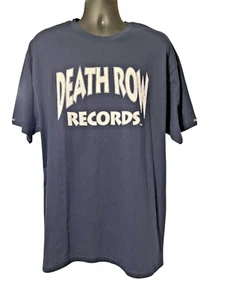 Crooks & Castles Death Row Records T Shirt Navy Blue Men's XL NWT - Picture 1 of 5