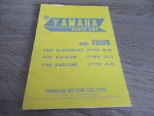 Yamaha Parti List Catalogo Ricambi RD50M 2L4 Catalogo Vista Esplosa