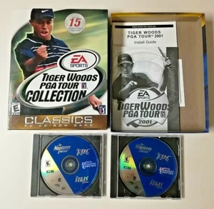 Tiger Woods PGA Tour Collection 15 Classic Courses PC Windows 95 98 CD w/ Manual - Picture 1 of 4