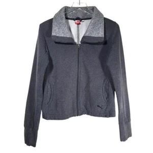 Chaqueta Puma Talla M Cremallera Cuello con Agujeros para los Pulgares en Gris - Imagen 1 de 11