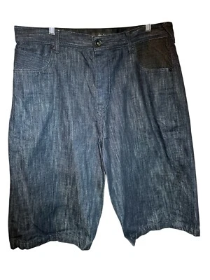 Pantalones cortos holgados vintage Y2k Sean John para hombre lavado oscuro talla 36 usados en excelente estado Foto 1 de 4