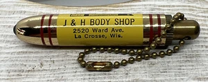 La Crosse Wisconsin J & H BODY SHOP Advertising Keychain AUTO MECHANIC Collector - Picture 1 of 4