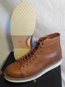 NEW FRYE boots Bryant Lace-Up Caramel Size 10 M N1046 - Picture 1 of 10