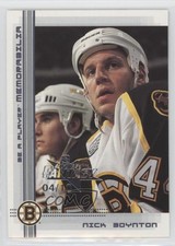 2000-01 ITG Be A Player Memorabilia All-Star Fantasy /10 Nick Boynton #274