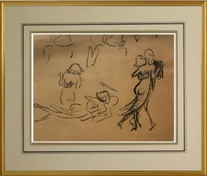 GEORGES GOURSAT sagt SEM (1863-1934) ORIGINALZEICHNUNG MADAME VALEMBROV 1930 (210) - Bild 1 von 4