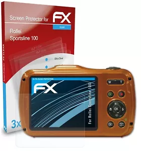 atFoliX 3x Película Protectora para Rollei Sportsline 100 transparente - Imagen 1 de 9