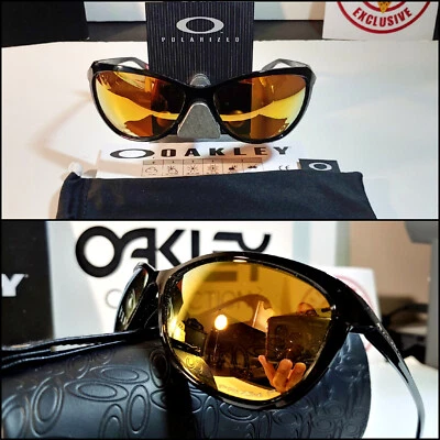 Oakley Pasque polarizado OO9222 ~ Marco de tinta con lente PRIZM™ P oro rosa + bolsa de transporte Foto 1 de 4
