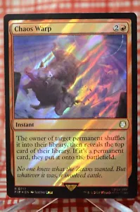 Chaos Warp Surge Foil - PIP 0717 - NM - MTG Magic - Picture 1 of 3