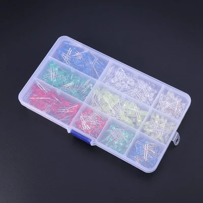  500 pezzi / set LED diodi luci assortiti kit kit lampadine lampade componenti - Imagen 1 de 4