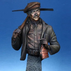 1/9 Scale Coal Miner Bust Model DIY Unpainted Resin Figure Garage Kit Historical - Picture 1 of 1