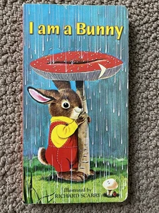 I Am A Bunny  Illustrated Richard Scarry, Golden Sturdy Book  HC 2004 - Picture 1 of 2