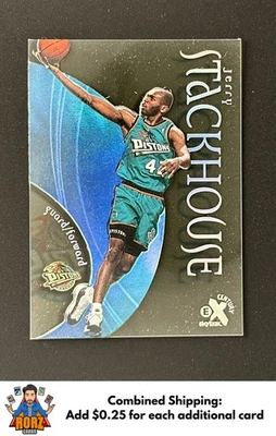 1998-99 SkyBox E-X Century #46 Jerry Stackhouse Detroit Pistons - Image 1 of 2