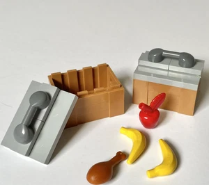 Lego TRONCO CON COMIDA DE FRUTAS Set 2 cofres con LId Wildlife Rescue Camp 60307 retirado - Imagen 1 de 9