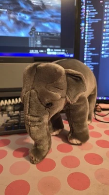 Endangered Asian Elephant Ganz Webkinz Plush Signature 12" WKSE 3000 Retired - Image 1 of 2