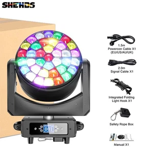 37x25W/37x40W RGBW Beam+Wash LED Big Bees Eyes Moving Head Light Zoom Lighting - Picture 1 of 47