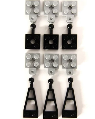 LEGO® City 6 Anhängerkupplungen Paarweise - Bild 1 von 4