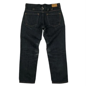 Margaret Howell x Edwin 10th Anniversary Selvedge Buckle Back Denim Crop Pants - Picture 1 of 12