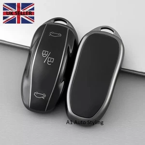 Funda protectora TPU negra para llavero inteligente para Tesla modelo 3 Y X S T25BS - Imagen 1 de 2