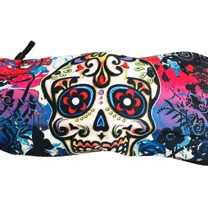 Sugar Skull Day of the Dead Design Face Mask Adjustable Straps - Picture 1 of 3