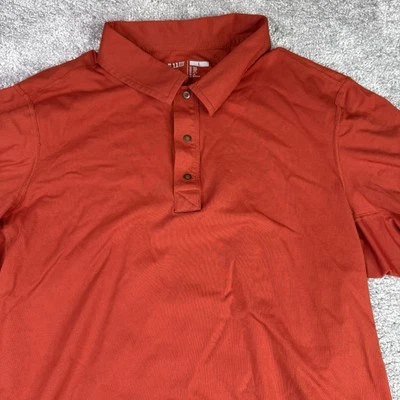 Camisa Polo 5.11 Para Hombre Grande Roja Táctica Botón a Presión Militar Aplicación de la Ley Foto 1 de 4