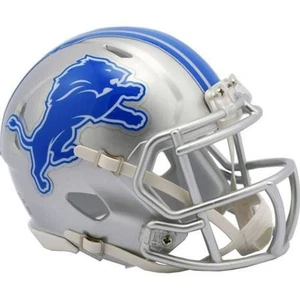 Detroit Lions Helmet Riddell Replica Mini Speed Style 2017-2023 Throwback - Picture 1 of 1