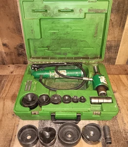 Juego de punzones hidráulicos Greenlee 7306 767 Slug Buster 746 estuche 1/2"-3" leer - Imagen 1 de 22