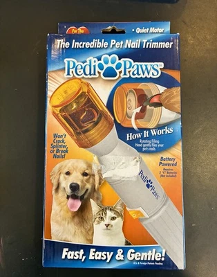 Pedi Paws Perro Gato Recortadora de Uñas Molinillo para Mascotas ~ ¡EXCELENTE ESTADO! Foto 1 de 4